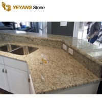 Polished Granite Stone Gold/Grey/Yellow/White Slab for Kitchen Countertop/Vanity